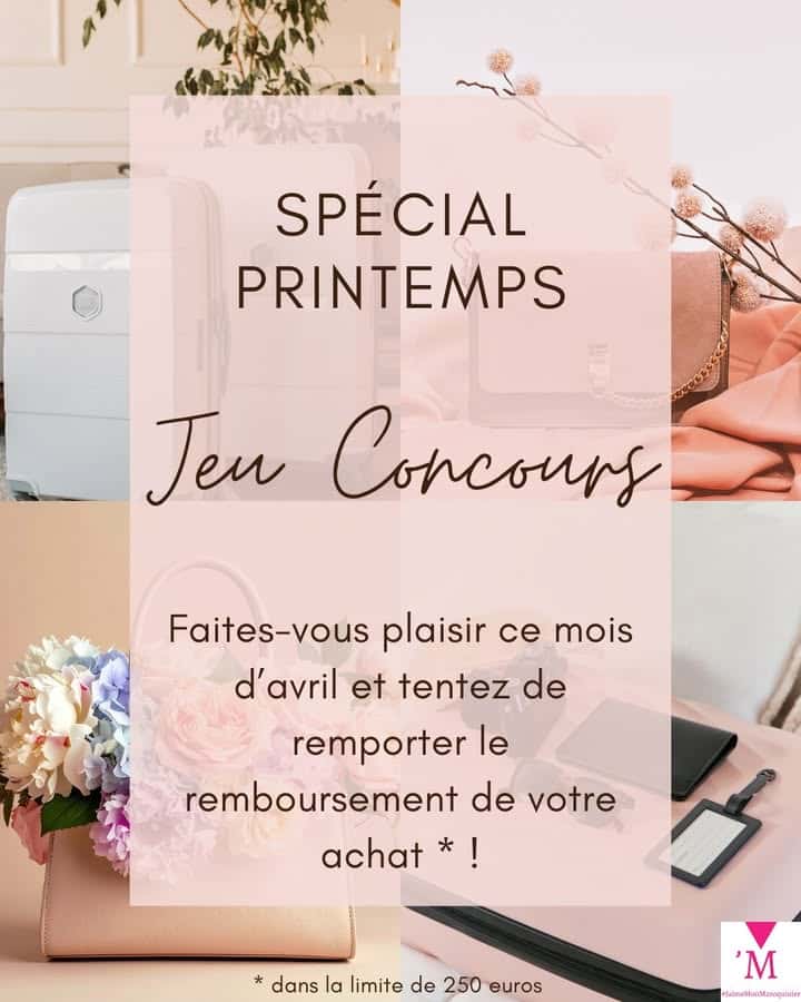 CONCOURS PRINTEMPS MAROQUINIER Envie de vous faire rembourser votre achat 1 1540823768046992 - Quimper Brest CONCOURS PRINTEMPS MAROQUINIER Envie de vous faire rembourser votre achat 1 1540823768046992 - Quimper Brest
